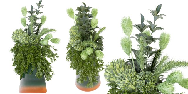Collection Plant Vol 139 - Blender Model Modèle 3D .c4d .max .obj .3ds .fbx .stl .blend 