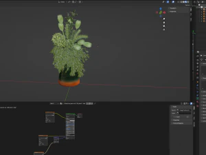 Collection Plant Vol 139 - Blender Model 3D Model