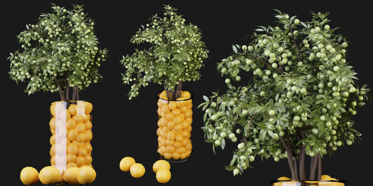 Collection Plant Vol 153 - Blender Model 3D Model .c4d .max .obj .3ds .fbx .stl .blend 