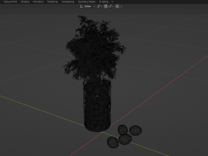 Collection Plant Vol 153 - Blender Model 3D Model