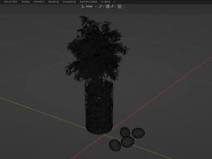 Collection Plant Vol 153 - Blender Model 3D Model