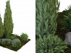 Koleksi Tanaman Vol 156 - Model Blender Model 3D