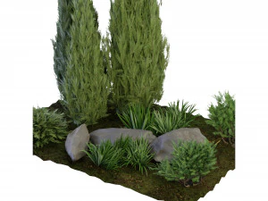 Collection Plant Vol 156 - Blender Model 3D Model