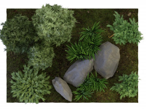 Collection Plant Vol 156 - Blender Model Modelo 3D