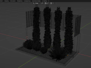 Collection Plant Vol 157 - Blender Model 3D Model