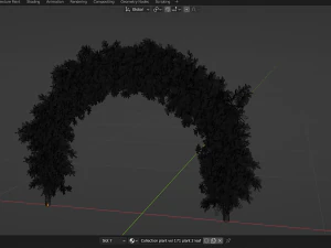 Collection Plant Vol 171 - Blender Model 3D Model