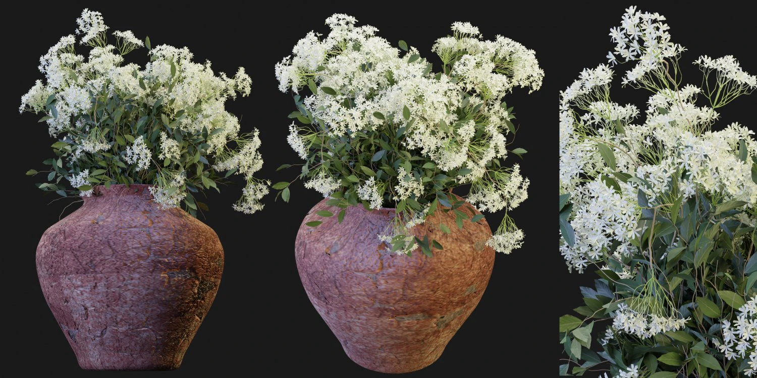 Collection Plant Vol 175 - Blender Model 3D Model .c4d .max .obj .3ds .fbx .stl .blend 