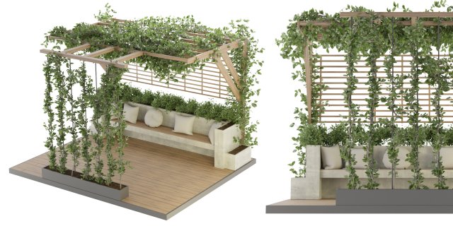 Collection Plant Vol 205 - Blender Model Modèle 3D .c4d .max .obj .3ds .fbx .stl .blend 
