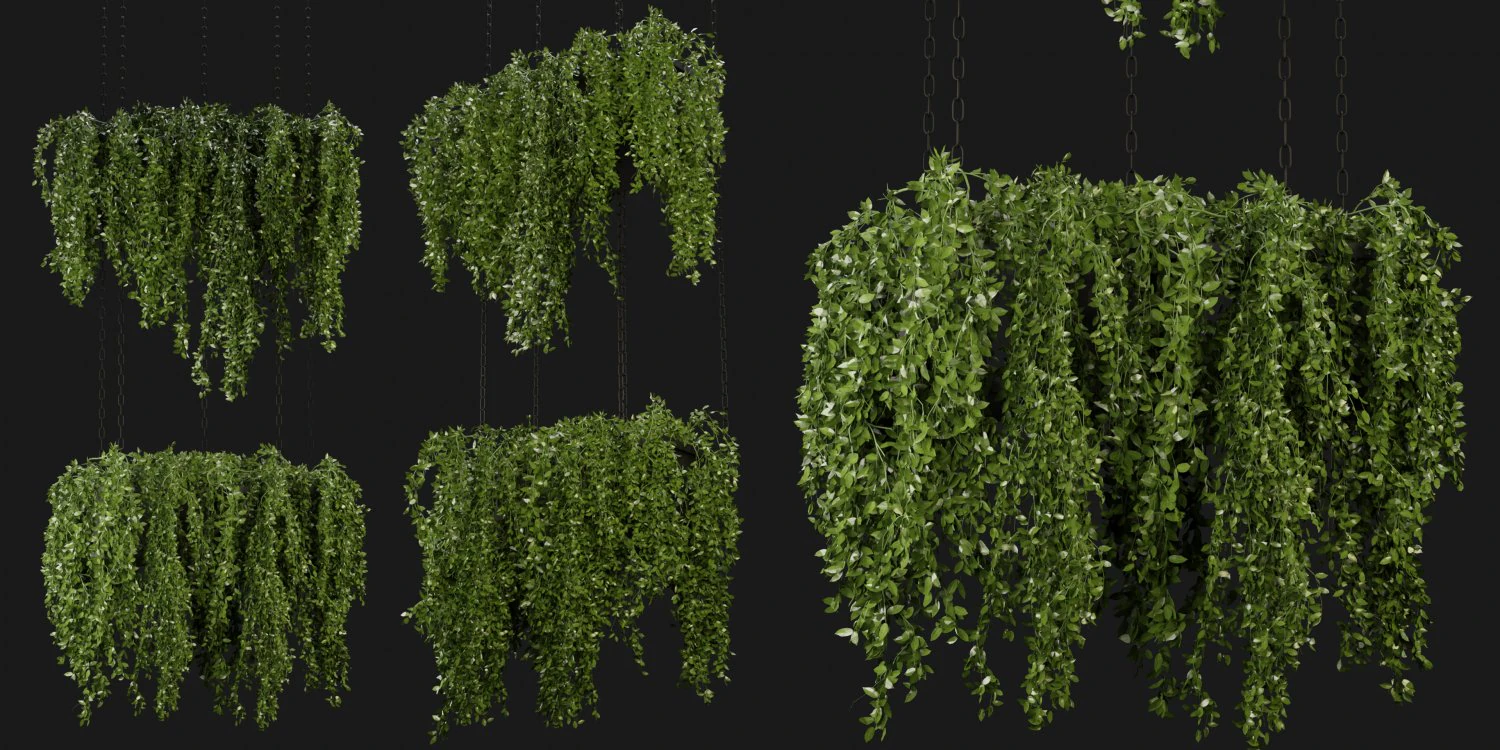 Collection Plant Vol 213 - Blender Model 3D Model .c4d .max .obj .3ds .fbx .stl .blend 