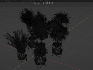 Collection Plant Vol 229 - Blender Model 3D Model