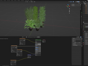 Collection Plant Vol 231 - Blender Model Model 3D