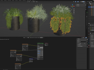 Collection Plant Vol 232 - Blender Model Modelo 3D