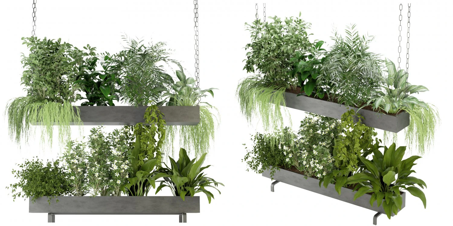 Collection Plant Vol 234 - Blender Model 3D Model .c4d .max .obj .3ds .fbx .stl .blend