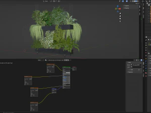Collection Plant Vol 234 - Blender Model 3D Model