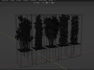 Collection Plant Vol 237 - Blender Model 3D Model