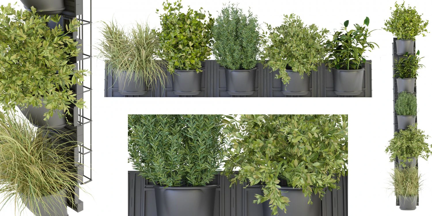 Collection Plant Vol 238 - Blender Model 3D Model .c4d .max .obj .3ds .fbx .stl .blend 