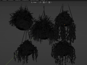 Collection Plant Vol 240 - Blender Model 3D Модель