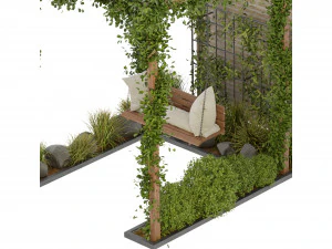 Collection Plant Vol 242 - Blender Model 3D Model