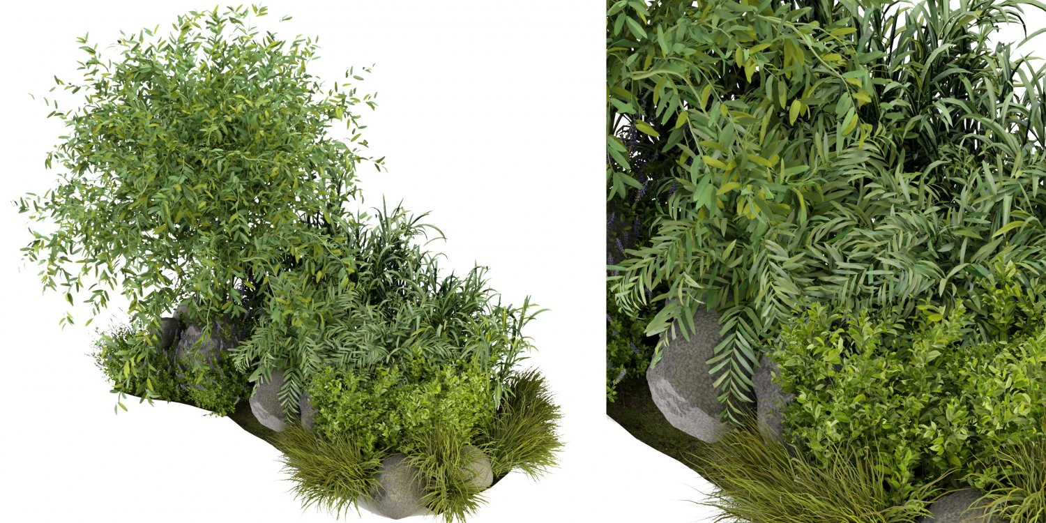 Planta de Coleção Vol 244 - Modelo Blender Modelo 3D .c4d .max .obj .3ds .fbx .stl .blend