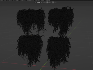 Collection Plant Vol 245 - Blender Model 3D Model