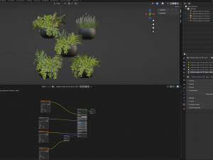 Collection Plant Vol 247 - Blender Model 3D Model