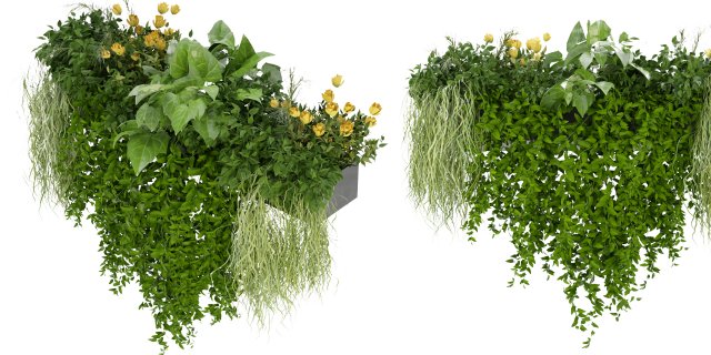 Collection Plant Vol 252 - Blender Model 3D Модель .c4d .max .obj .3ds .fbx .stl .blend 