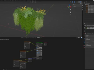 Collection Plant Vol 252 - Blender Model 3D Model