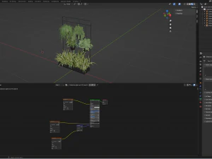 Collection Plant Vol 257 - Blender Model 3D Model