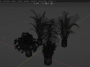 Collection Plant Vol 263 - Blender Model Modelo 3D