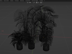 Collection Plant Vol 264 - Blender Model 3D Model
