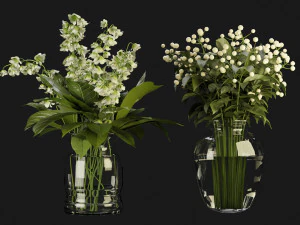 Collection Plant Vol 267 - Blender Model 3D Model