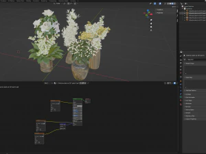 Collection Plant Vol 267 - Blender Model 3D Model