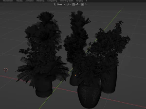 Collection Plant Vol 267 - Blender Model 3D Model