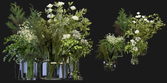 Collection Plant Vol 268 - Blender Model 3D Model .c4d .max .obj .3ds .fbx .stl .blend 