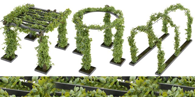 Collection Plant Vol 269 - Blender Model 3D Model .c4d .max .obj .3ds .fbx .stl .blend 