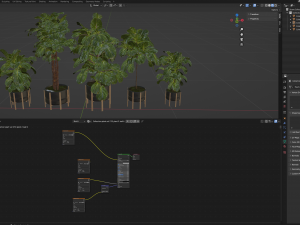 Collection Plant Vol 270 - Blender Model 3D Model