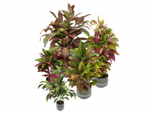 Collection Plant Vol 271 - Blender Model 3Dモデル