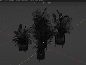 Collection Plant Vol 274 - Blender Model 3Dモデル
