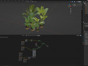 Collection Plant Vol 275 - Blender Model 3D Model