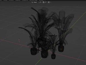 Collection Plant Vol 275 - Blender Model 3D Model