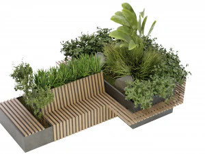 Collection Plant Vol 285 - Blender Model 3D Model