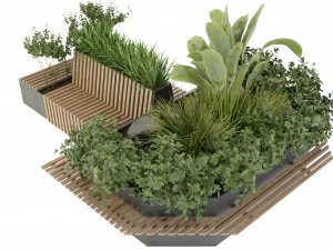 Collection Plant Vol 285 - Blender Model 3D Model