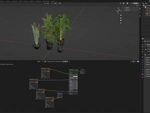 Collection Plant Vol 286 - Blender Model Model 3D