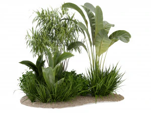 Collection Plant Vol 288 - Blender Model 3D Model