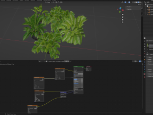Collection Plant Vol 290 - Blender Model Modello 3D