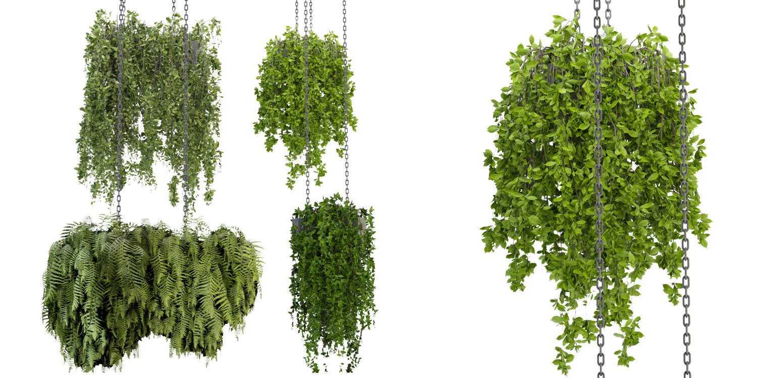 Collection Plant Vol 291 - Blender Model 3D Model .c4d .max .obj .3ds .fbx .stl .blend 
