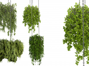 Collection Plant Vol 291 - Blender Model 3D Модель