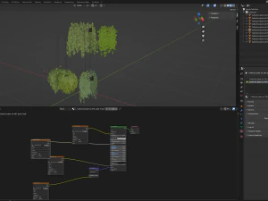Collection Plant Vol 291 - Blender Model 3D Model