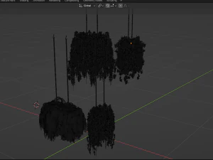 Collection Plant Vol 291 - Blender Model 3D Model