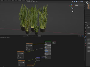 Collection Plant Vol 292 - Blender Model 3D Model